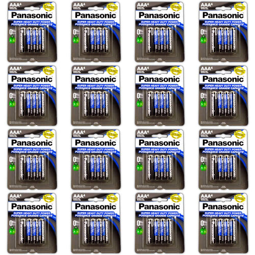 100pc Panasonic AAA Batteries Super Heavy Duty Power Carbon Zinc Triple A Battery 1.5v