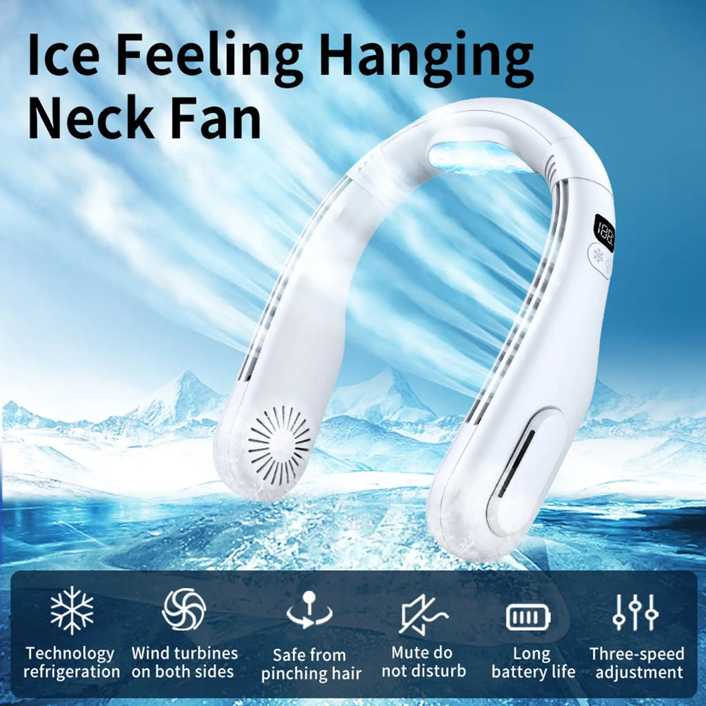 Leafless Wearable Neck Fan
