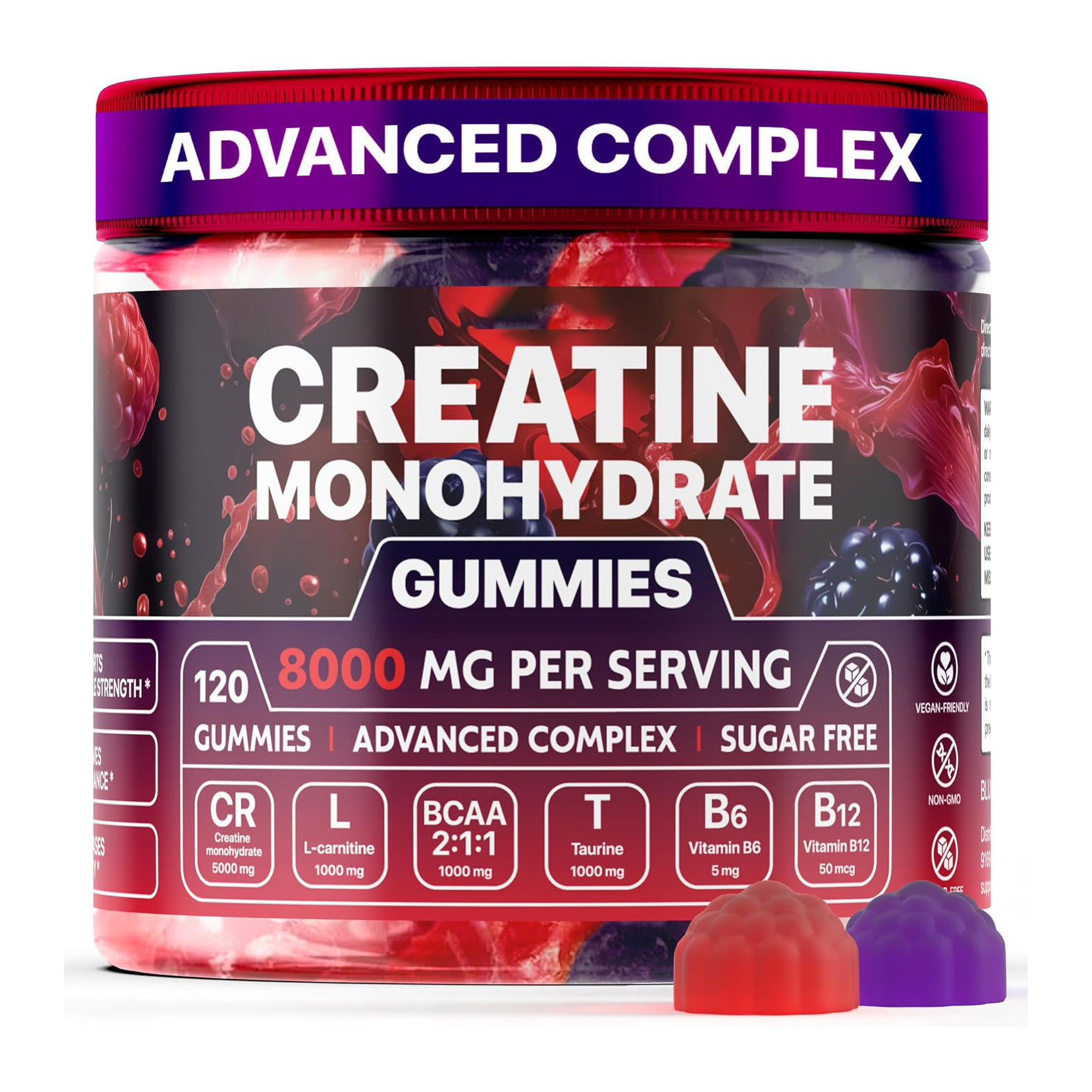 Creatine Gummies – 120 Count