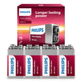 PHILIPS 9 Volt Battery (8-Count) Power Alkaline 9v Batteries