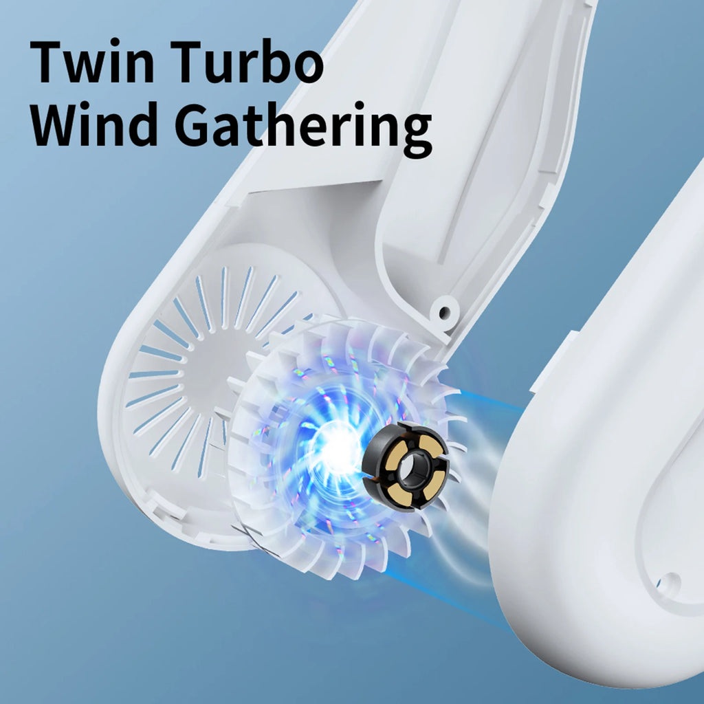 Leafless Wearable Neck Fan