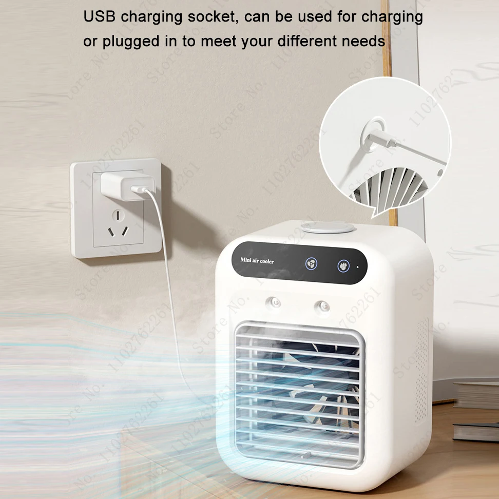 Portable Mini Cooling Fan with Humidifier